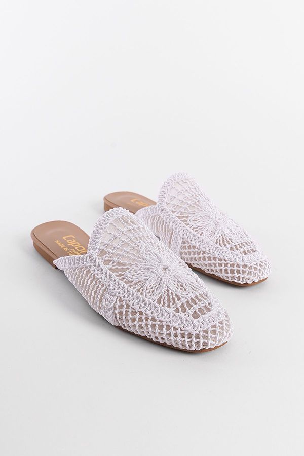 Capone Outfitters Capone Outfitters Knitted Knitwear Closed Toe Women's Slippers