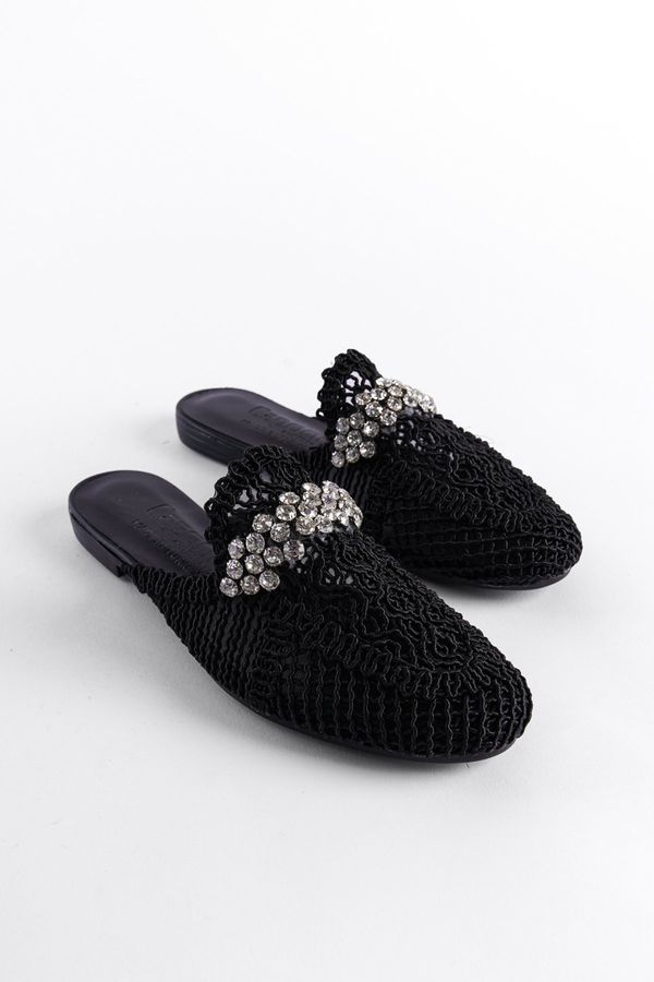 Capone Outfitters Capone Outfitters Women's Knitted Knitwear Stone Closed Toe Slippers