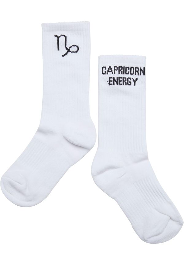 DEF Capricorn white zodiac socks