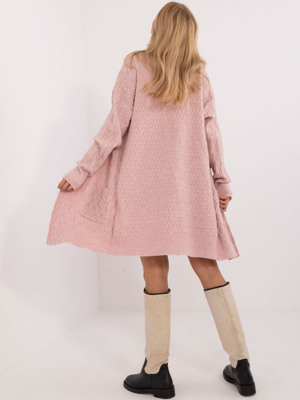 Wool Fashion Italia Cardigan-AT-SW-2366.61-light pink
