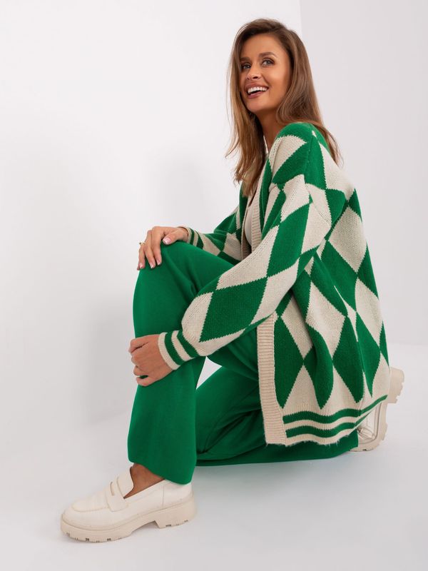 BADU Cardigan-BA-SW-0313.29X-Green