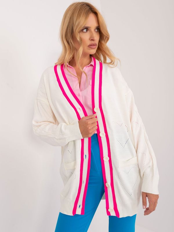 BADU Cardigan-BA-SW-12055.14X-ecru