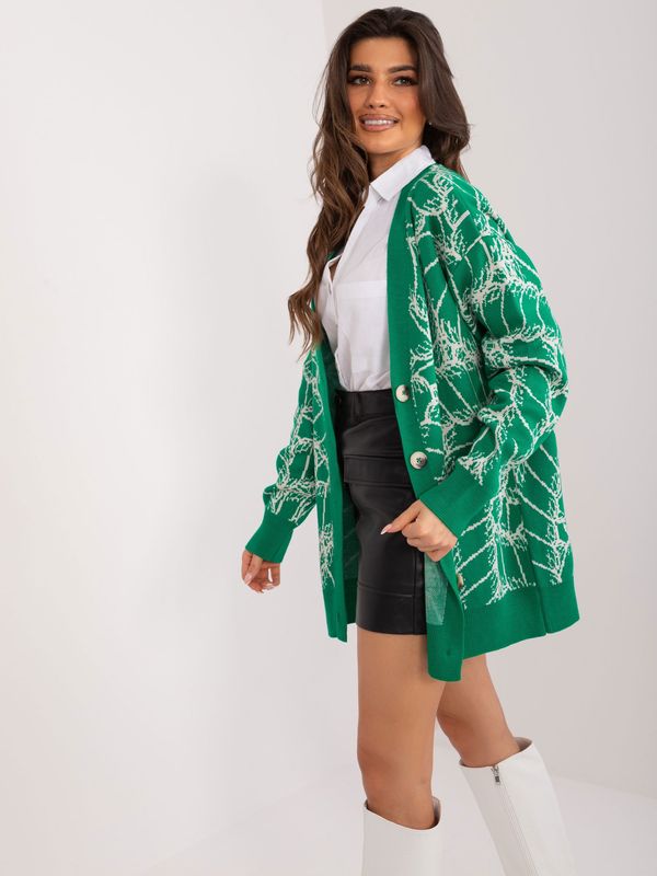 BADU Cardigan-BA-SW-2040.78-green