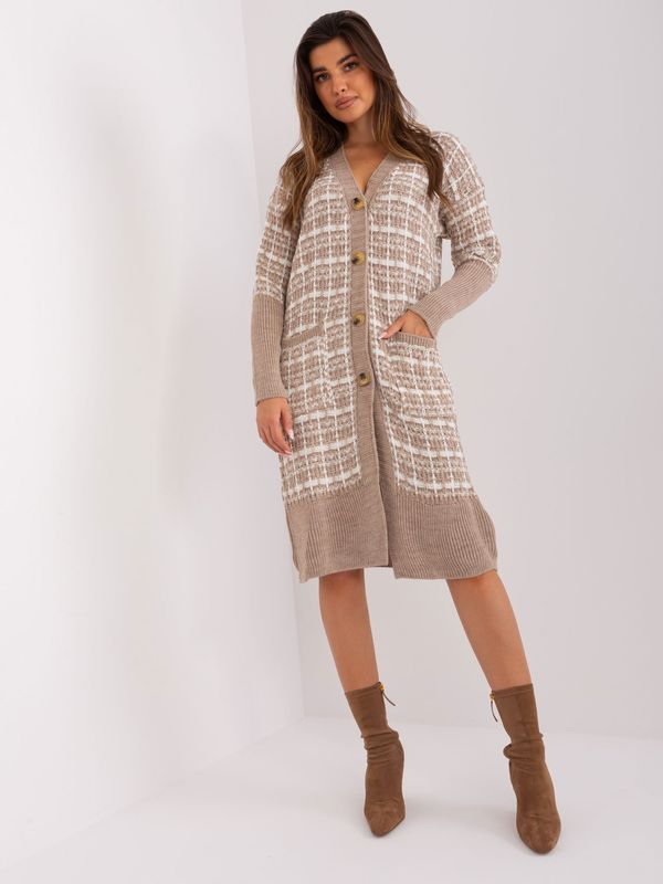 BADU Cardigan-BA-SW-8003.41X-dark beige