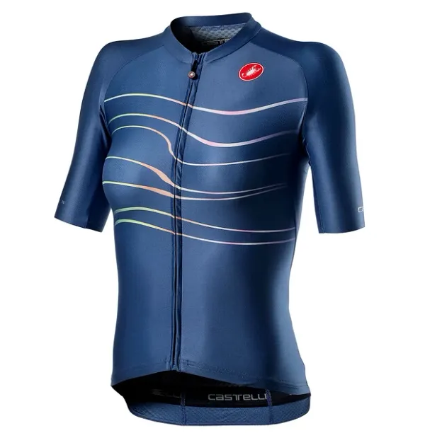 Castelli Castelli Aero Pro W Jersey Agate Blue Women's Cycling Jersey