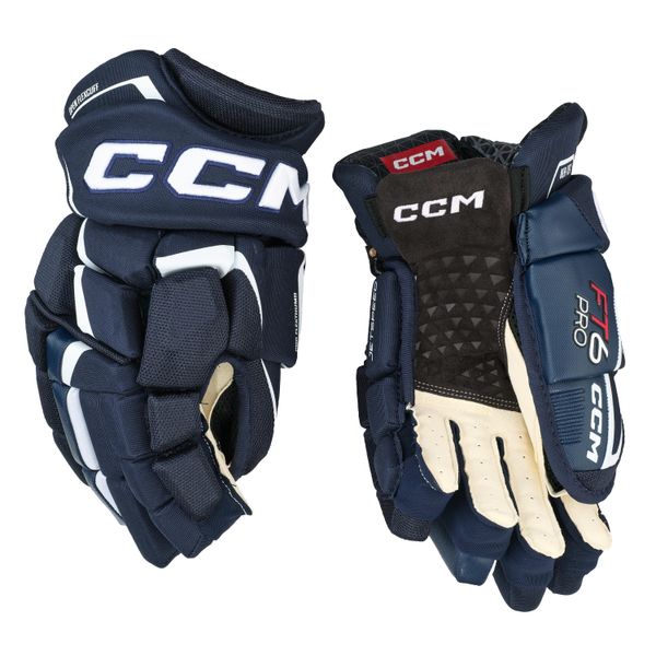 CCM CCM JetSpeed FT6 Pro Navy/White 11 inch ice hockey gloves