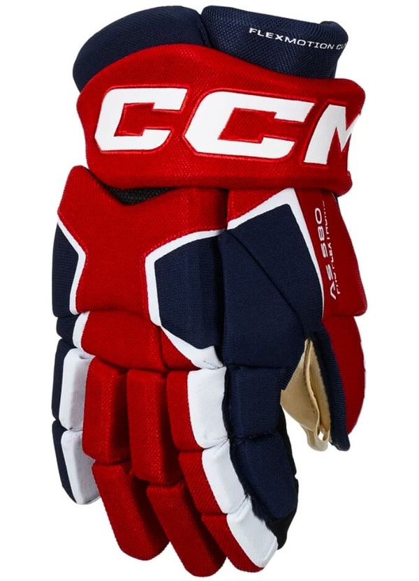 CCM CCM Tacks AS 580 Navy/Red/White Senior 15 inch hockey gloves