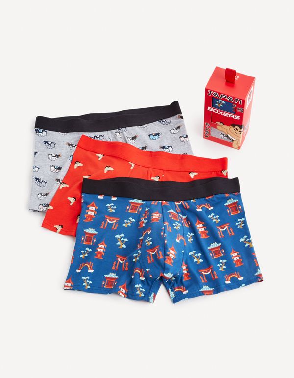 Celio Celio Boxer Shorts Gift Pack, 3 Pieces - Men's