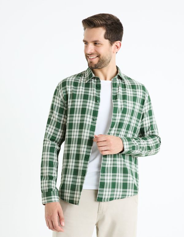 Celio Celio Checkered Shirt Fadro - Men