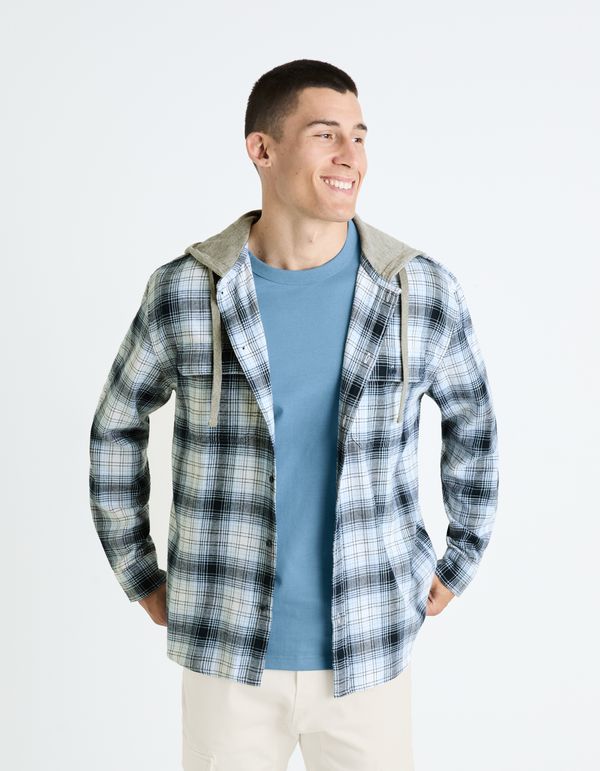 Celio Celio Checkered Shirt Fapuche - Men