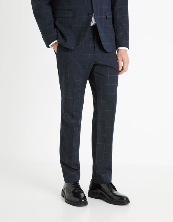 Celio Celio Checkered Trousers Focarreau - Men