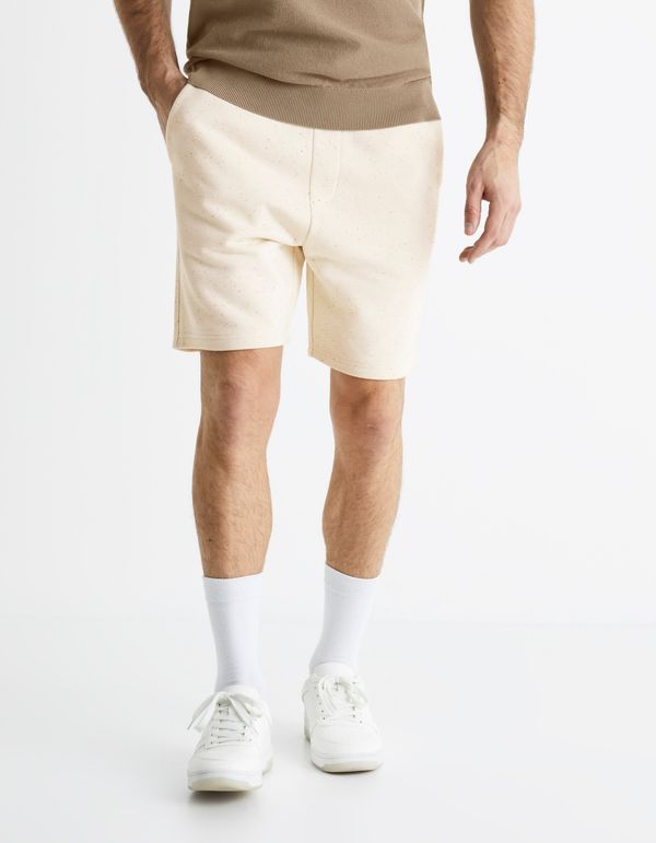 Celio Celio Cotton Shorts Bonepsey - Men