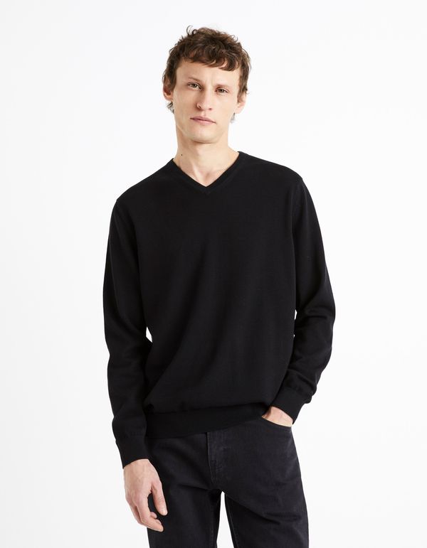 Celio Celio Cotton Sweater Decotonv - Men