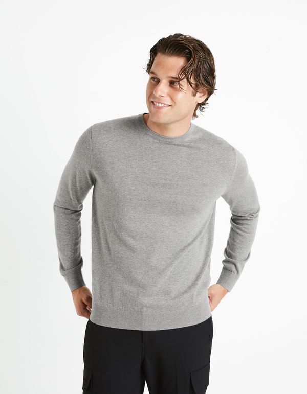 Celio Celio Cotton Sweater Decotonv - Men