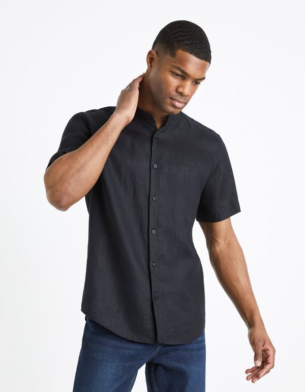 Celio Celio Damopoc Linen Shirt - Men