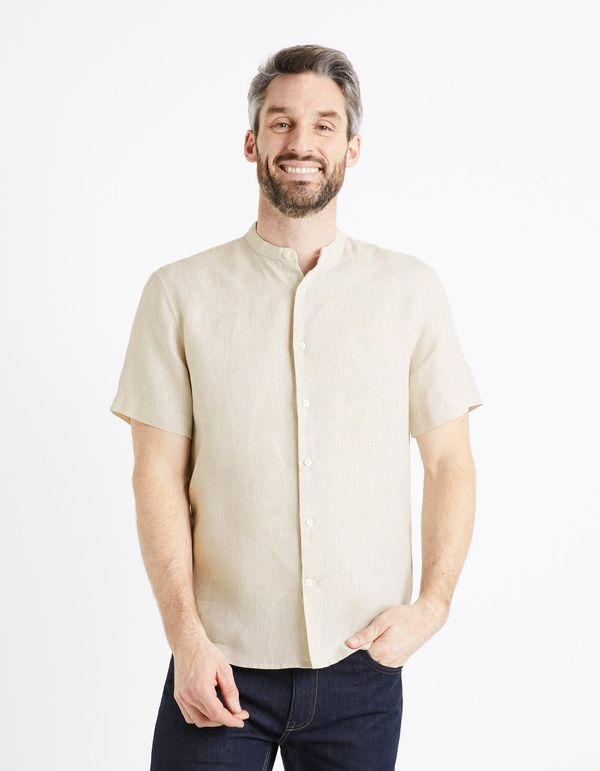 Celio Celio Damopoc Linen Shirt - Men