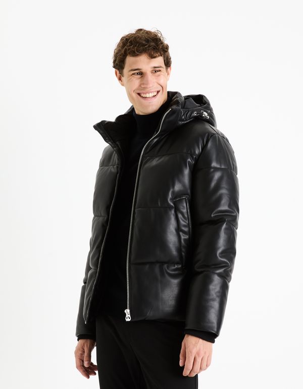 Celio Celio Faux Leather Winter Jacket - Men's