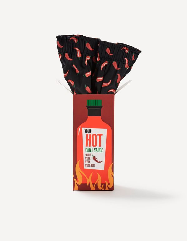 Celio Celio Gift pack of shorts Hot chilli sauce - Men