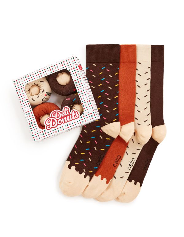 Celio Celio Gift set of socks Donuts - Men's