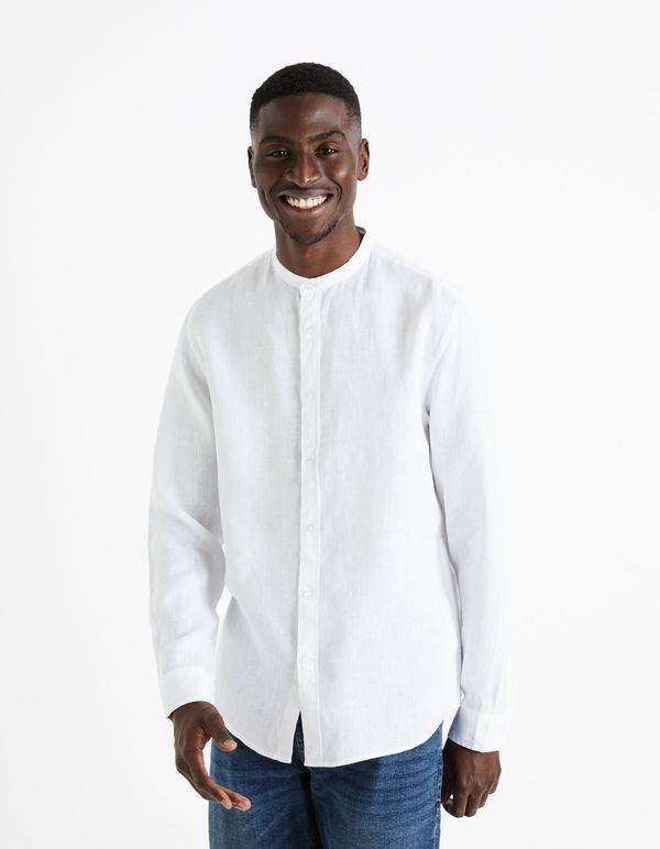 Celio Celio Linen Shirt Damaolin - Mens