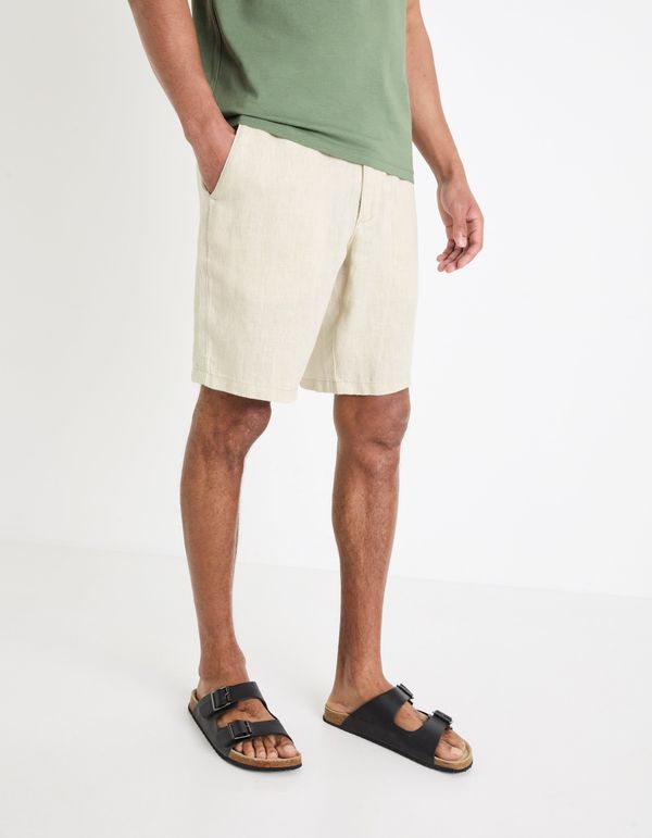 Celio Celio Linen Shorts Dolinusbm - Men's
