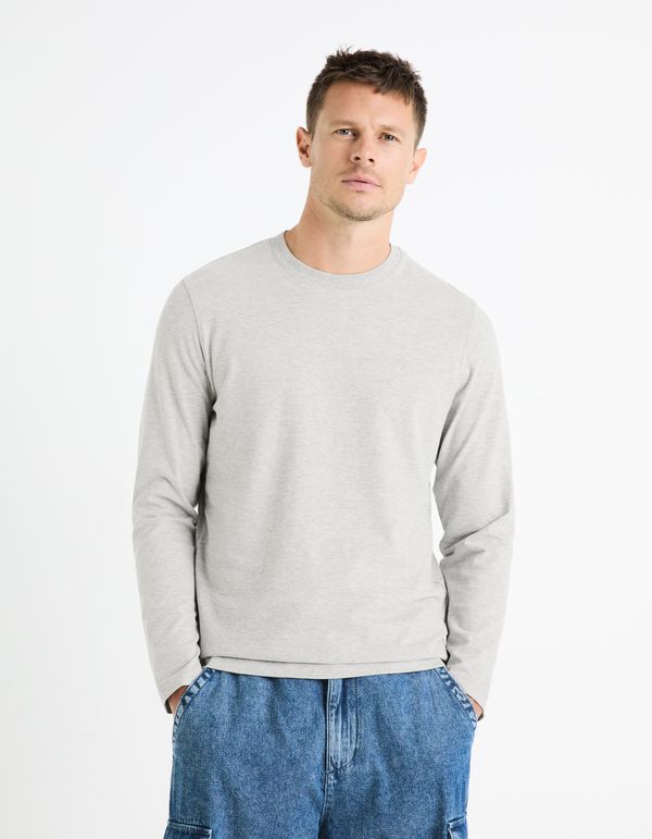 Celio Celio Long Sleeve T-Shirt Cesolaceml - Men