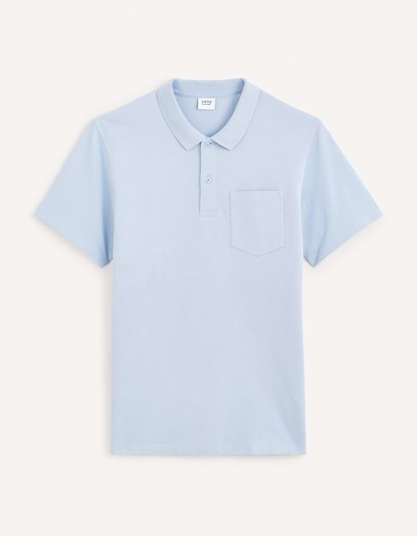 Celio Celio Pigue Polo Shirt with Pocket Gepoche - Men's