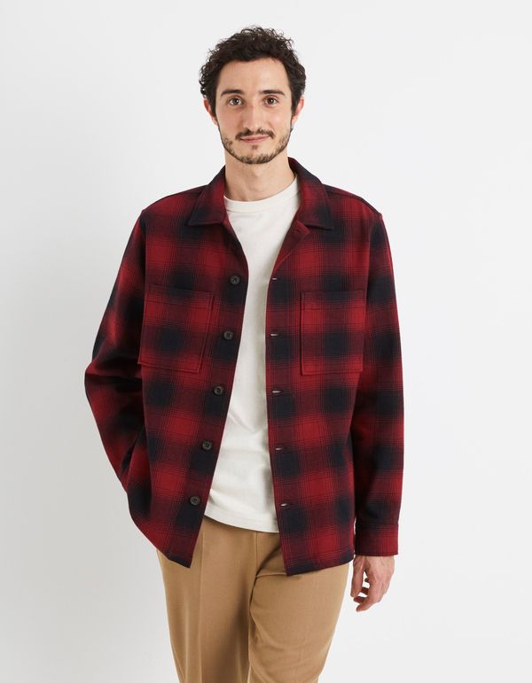 Celio Celio Plaid Shirt Vabuche - Men