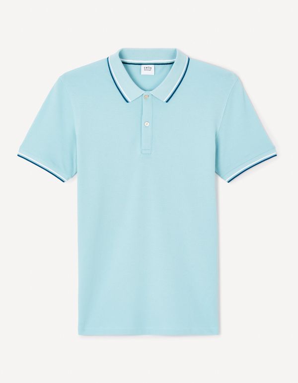 Celio Celio Polo Shirt pique Decolrayeb - Mens