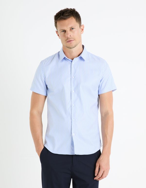 Celio Celio Striped slim shirt Fasanuremc - Men's