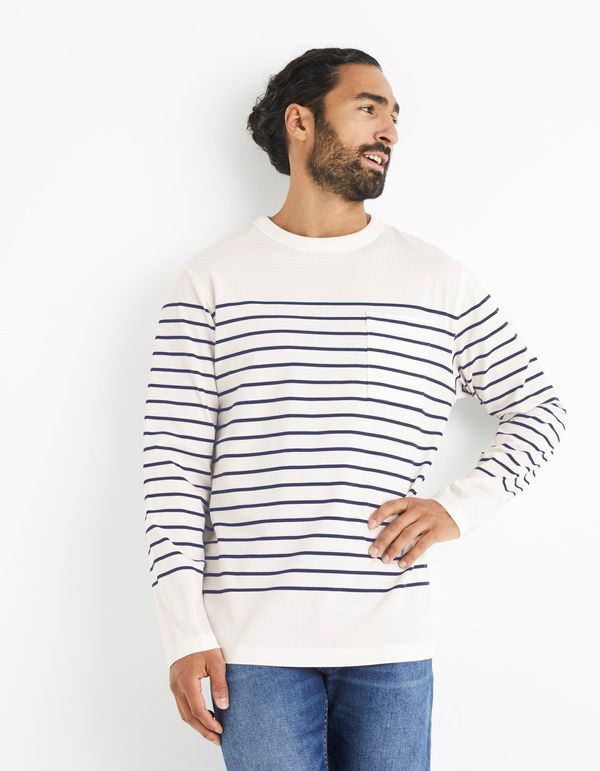 Celio Celio Striped T-shirt Beboxmlr - Men