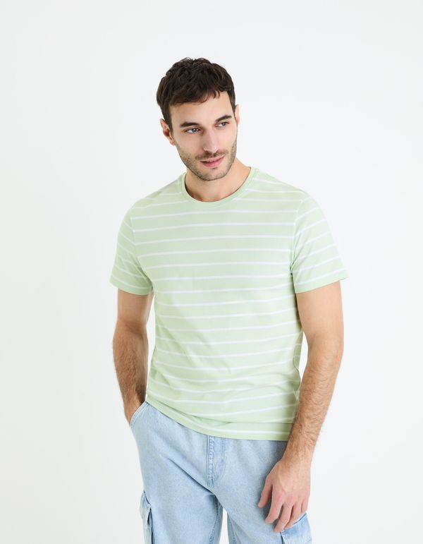 Celio Celio Striped T-shirt Gebaser - Men