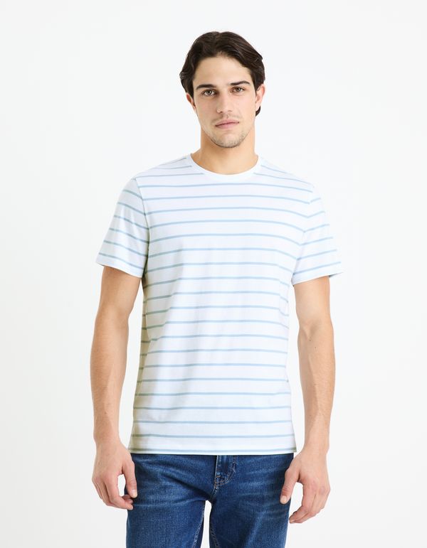 Celio Celio Striped T-shirt Gebaser - Men