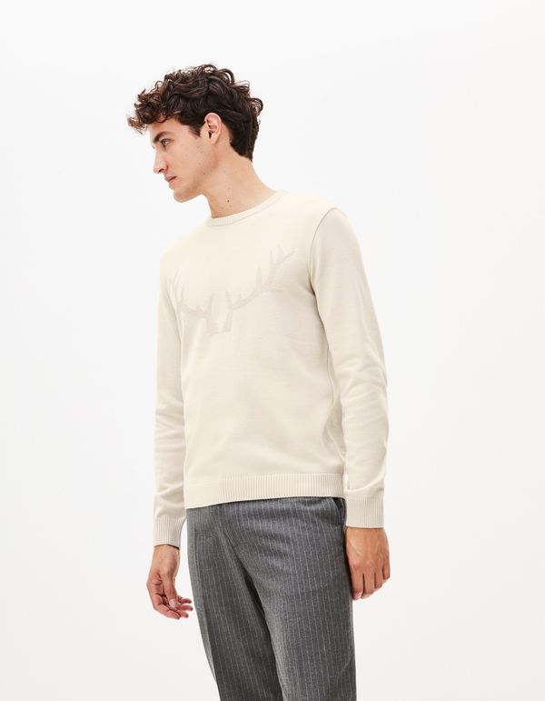 Celio Celio Sweater Apemas with antlers - Men