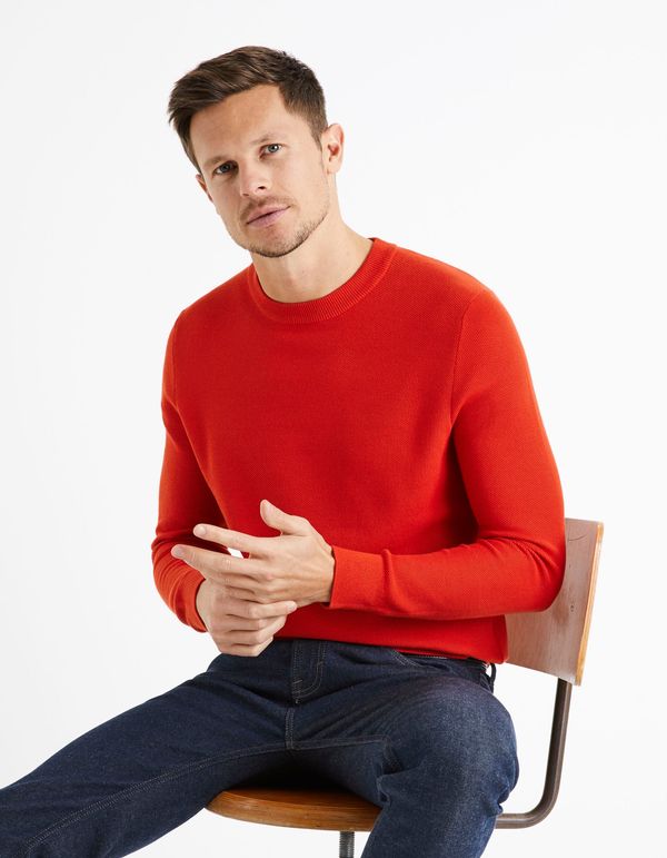 Celio Celio Sweater Bepic with round neckline - Men