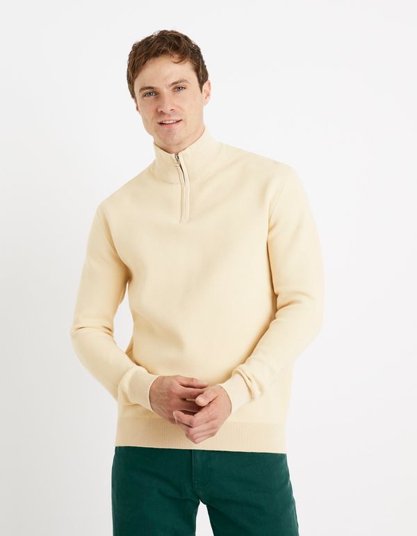 Celio Celio Sweater Cehalfy with zipper at the neck - Men