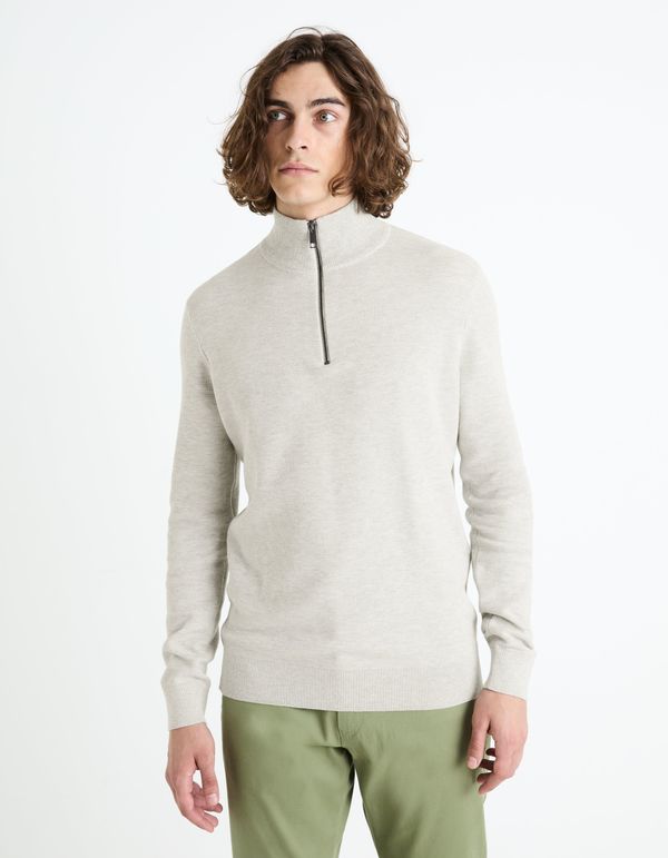 Celio Celio Sweater Celim with zipper collar - Men