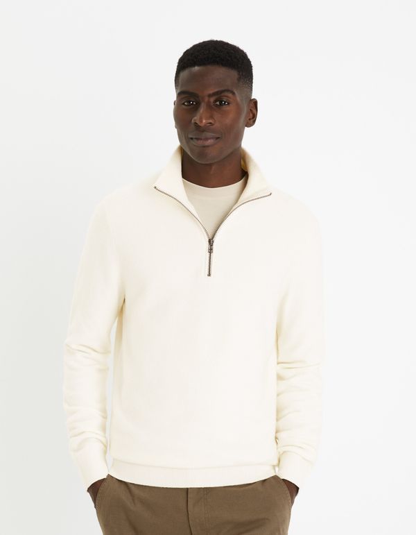 Celio Celio Sweater with Zip Collar Felinodek - Men's