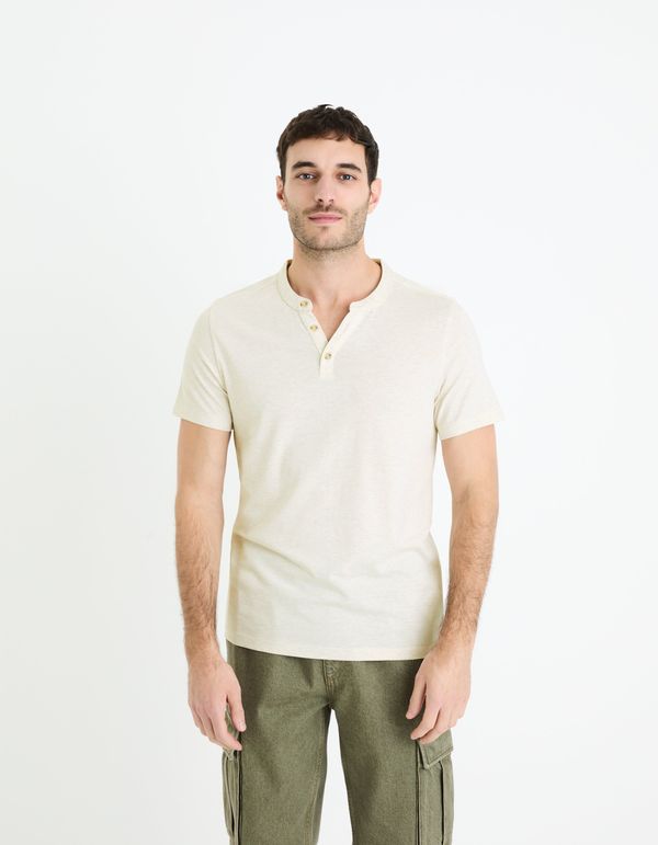 Celio Celio T-shirt henley Cegeti - Men's