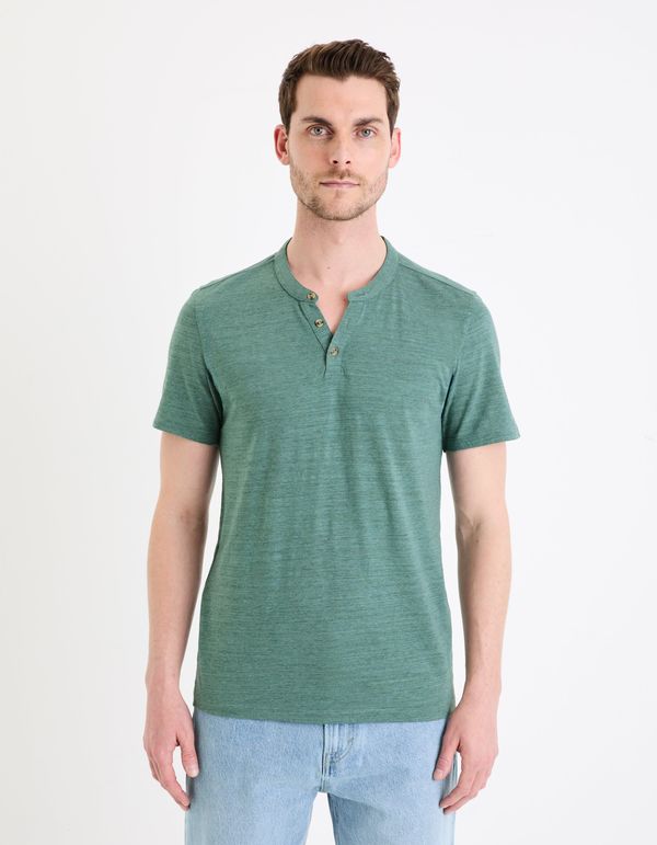 Celio Celio T-shirt henley Cegeti - Men's