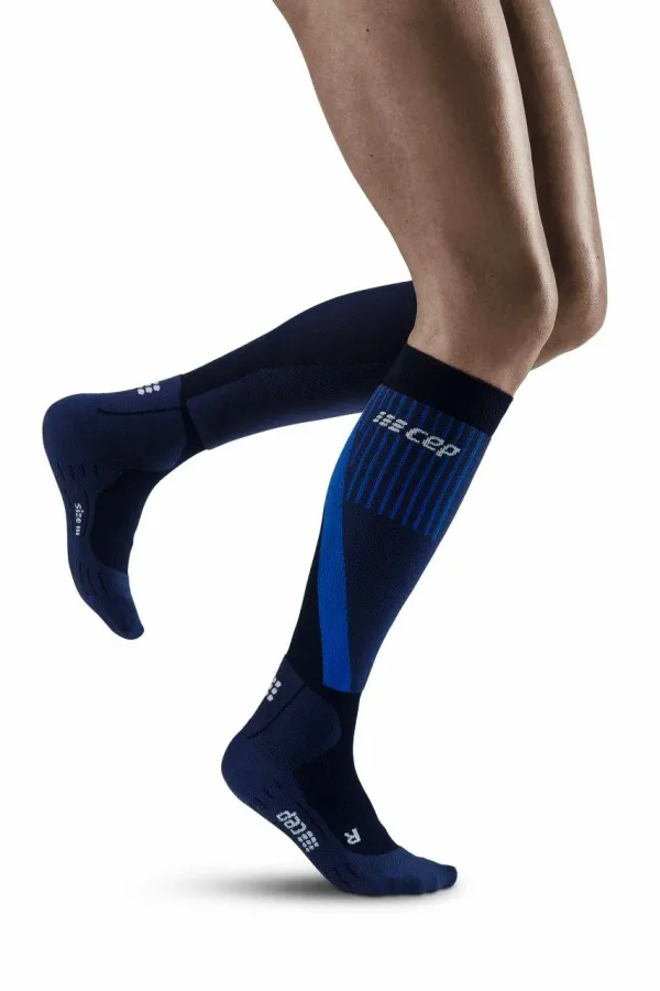 Cep CEP Navy II compression knee-high socks, long