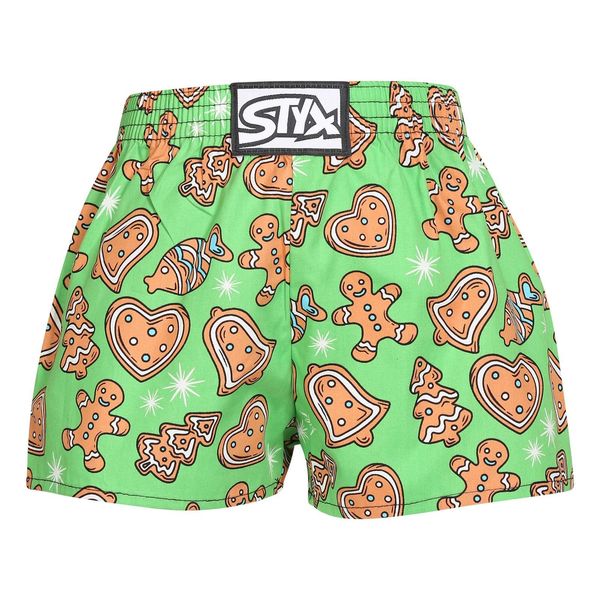 STYX Children's boxer shorts Styx art classic rubber Christmas gingerbread
