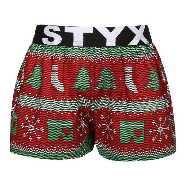 STYX Children's boxer shorts Styx art sports elastic Christmas knitted