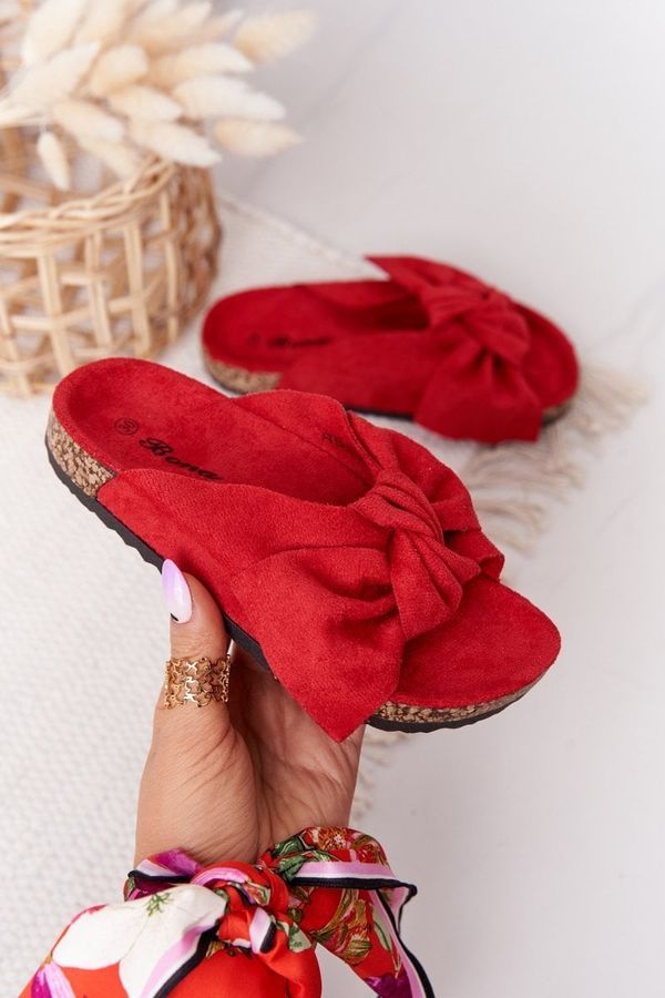 Kesi Children's cork slippers red Little Wendy