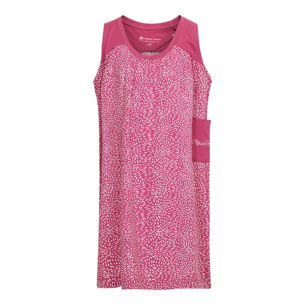 ALPINE PRO Children's dress ALPINE PRO GORMO fuchsia red variant pb