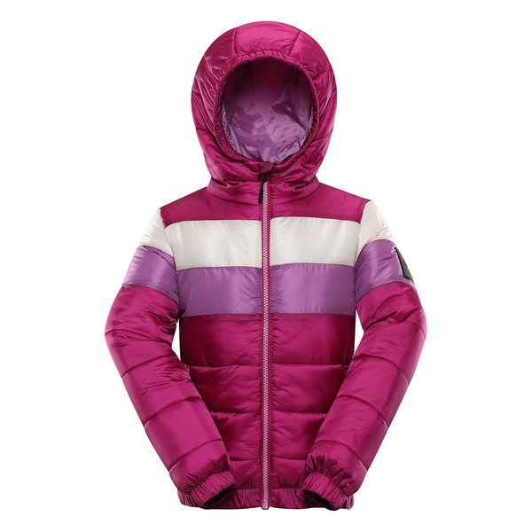 ALPINE PRO Children's hi-therm jacket ALPINE PRO KISHO fuchsia red