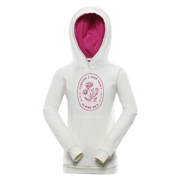 ALPINE PRO Children's hoodie ALPINE PRO MODALO crème pc variant
