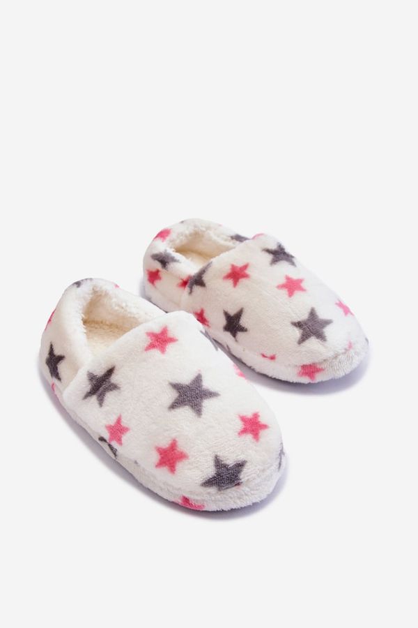 Kesi Children's insulated flip-flops in Stars White Meyra