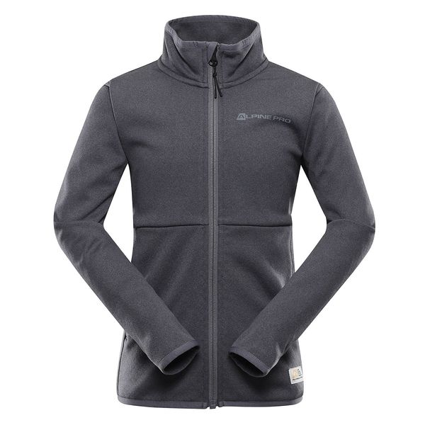 ALPINE PRO Children's melange sweatshirt ALPINE PRO QERTO smoked pearl