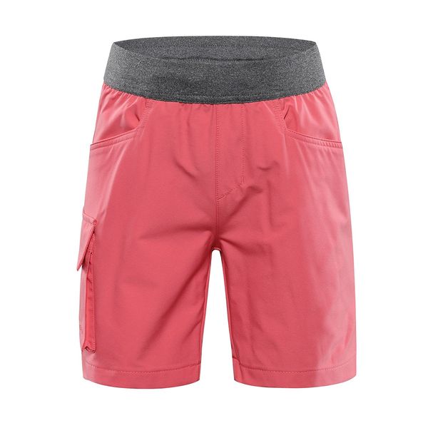 ALPINE PRO Children's quick-drying shorts ALPINE PRO ZAMBO calypso coral